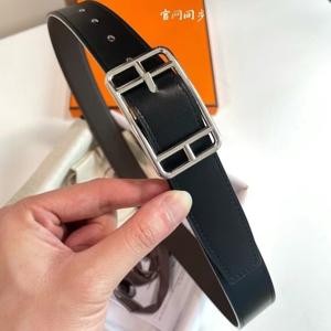 에르메스 2022  CAPE COD 리버시블 벨트 블랙 &amp; 초코브라운 컬러