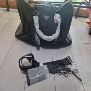 Prada 2020 Nylon Tote Shoulder Bag,50CM - 프라다 2020 남여공용 나일론 여행가방,2VC007-2,50cm,블랙