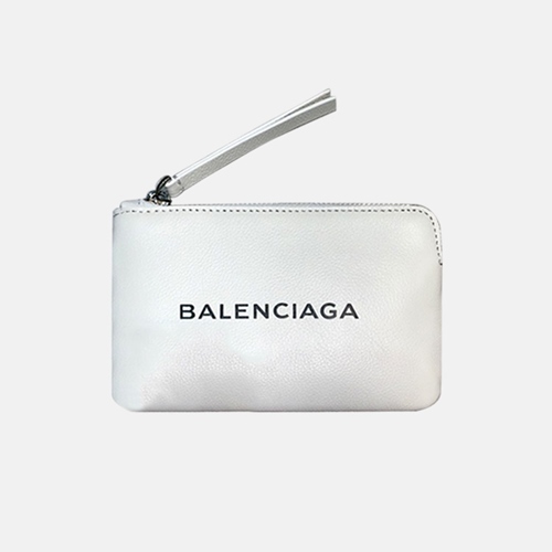 Balenciaga 2020 Leather Coin Purse - 발렌시아가 2020 레더 남여공용 코인 퍼스 BGW0022,화이트
