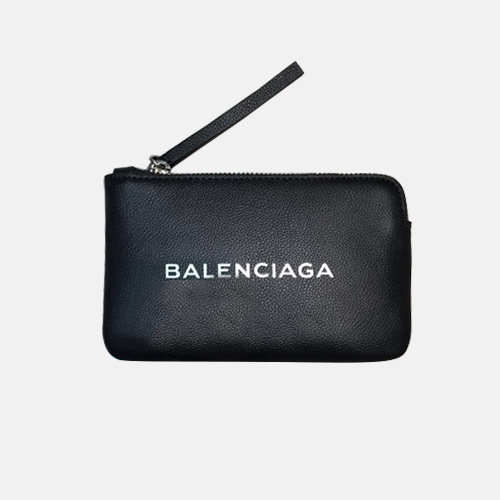 Balenciaga 2020 Leather Coin Purse - 발렌시아가 2020 레더 남여공용 코인 퍼스 BGW0021,블랙