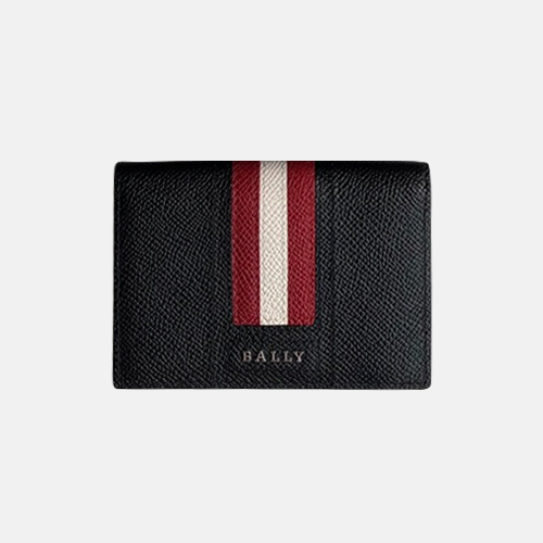 Bally 2020 Mm / Wm Leather Card Purse - 발리 2020 남여공용 레더 카드 퍼스 BALB0056.블랙
