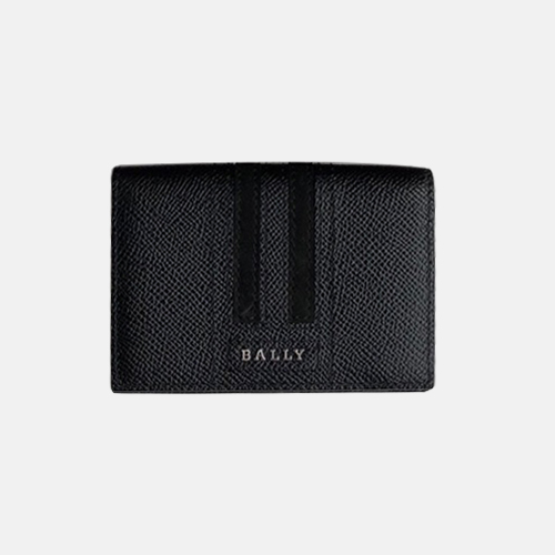 Bally 2020 Mm / Wm Leather Card Purse - 발리 2020 남여공용 레더 카드 퍼스 BALB0055.블랙