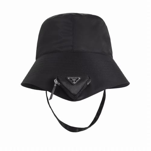 프라다 2022 파우치 버킷햇 모자