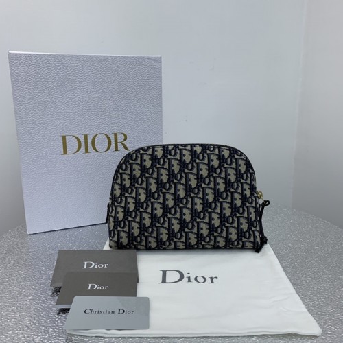 Dior 2020 Oblique Pouch Bag ,23CM - 디올 2020 오블리크 여성용 파우치백 DIOB0440,23CM,다크네이비